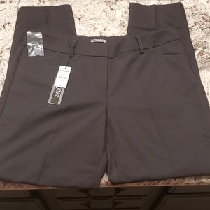 Express Editor Ankle Black Slacks size 10 NWT